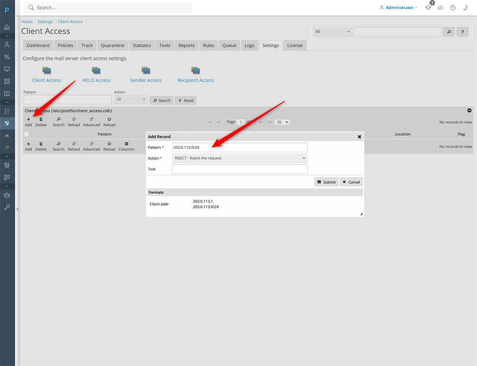 Mail Server Access