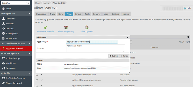 Advanced Allow / Deny Filters