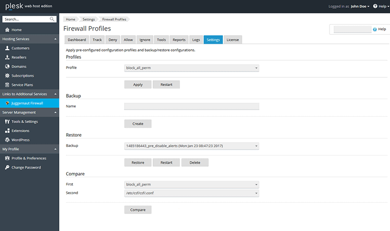 Firewall Profiles