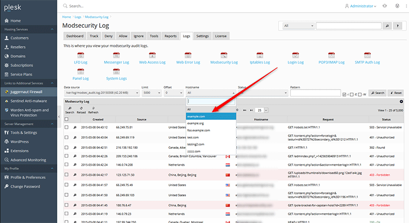 Modsecurity improvements