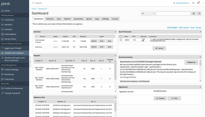 Dashboard Improvements