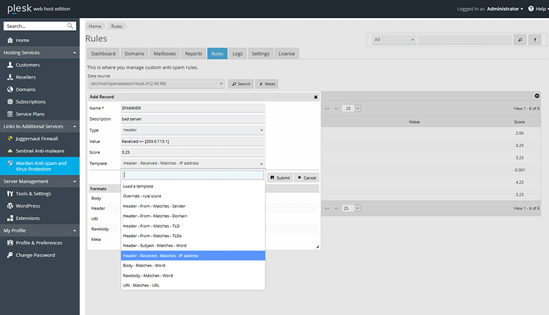 Improved Rules Management