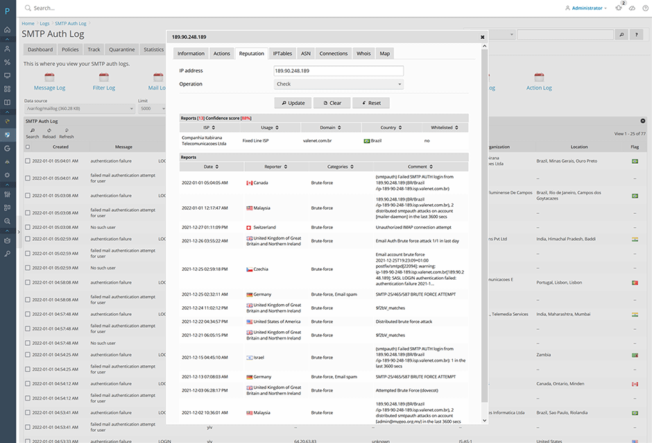 AbuseIPDB Checking and Reporting