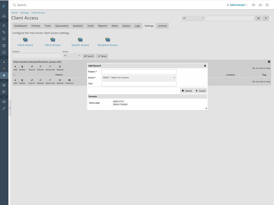 Mail Server Access