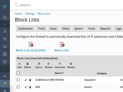Dynamic Block Lists