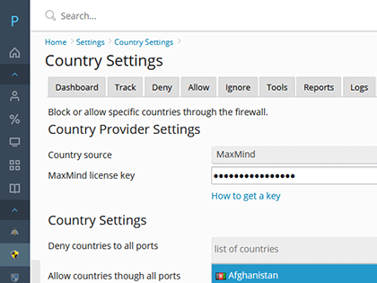 Country Blocking