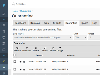 Secure Quarantine & Restoration