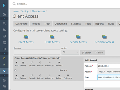 Mail Server Access Management